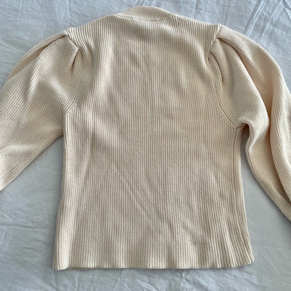 Cream Zara Knit Sweater - Picture 2 of 2